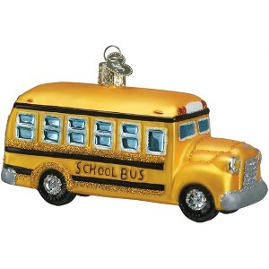 Old World Christmas Blown Glass Ornament for Christmas Tree, School Bus - 1 of 3