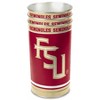 NCAA Florida State Seminoles Waste Basket: Indoor Tin Trash Can, Open Top Design - 3 of 3