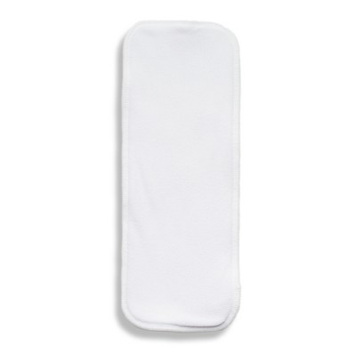 Image of Thirsties | Stay Dry Organic Cotton Doubler Cloth Diapers Pack of 3 - White, Large (18-40 lbs)