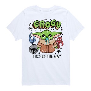 Boys' - The Mandalorian - Grogu Notebook Short Sleeve Graphic T-Shirt - 1 of 4