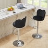 VECELO Barstools Set with Back, Set of 2 - image 4 of 4