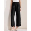 INSPIRE CHIC Women's Dressy Casual Wide Leg Business Work High Waist Suit Pants - 2 of 4