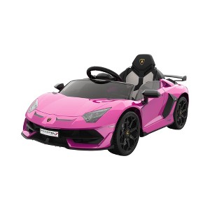 Remote Control Ride on Cars for Kids, 12V Electric Cars for Kids Ages 4-8, Licensed Lamborghini, 12V Battery Powered - 1 of 4