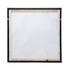 30"x30" Embellished and Hand Painted Floral Canvas Wall Art Canvas Blue/White/Gray - A&B Home - 3 of 4