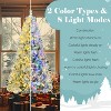 6FT Pre-Lit Aspen Fir Artificial Christmas Tree Set with Wreath & Garland, Xmas Tree with Multi-Color LED Lights - Maison Boucle - 4 of 4