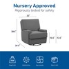 Baby Relax Rylan 4-in-1 Swivel Glider Rocker Recliner Chair - 4 of 4