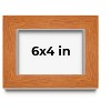 PosterPalooza | Photo Size Flat Brown Picture Frame - UV Acrylic, Foam Board Backing, Hanging Hardware - 2 of 4