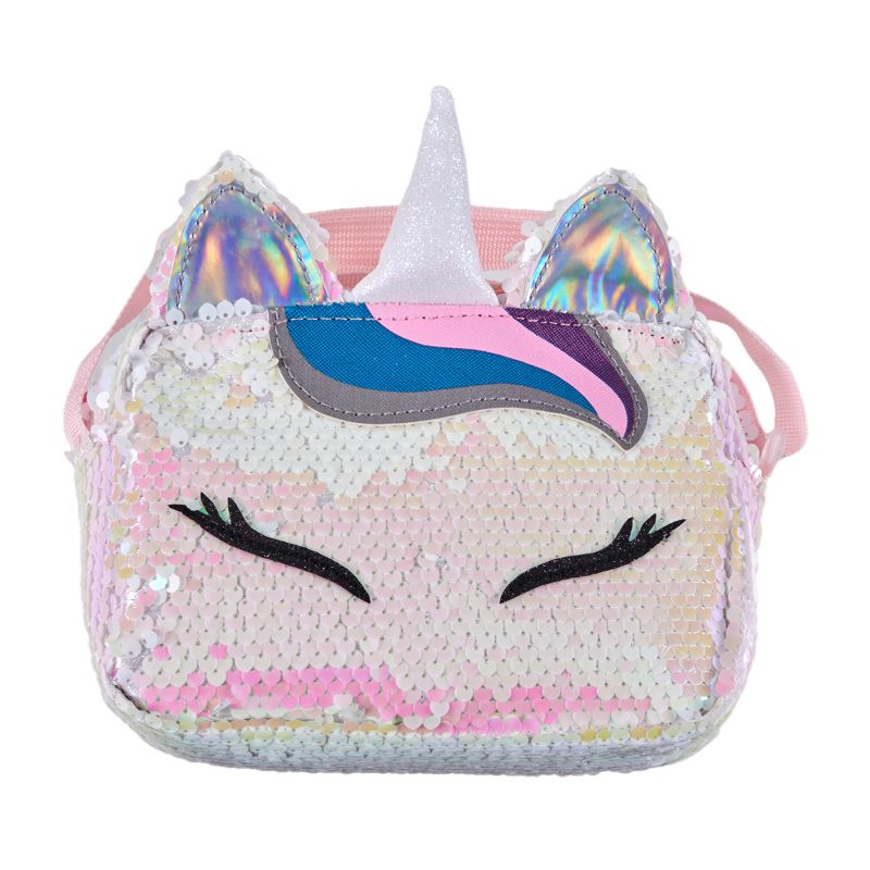 Limited Too Girl's Crossbody Bag in Unicorn Eyes, 1 of 6