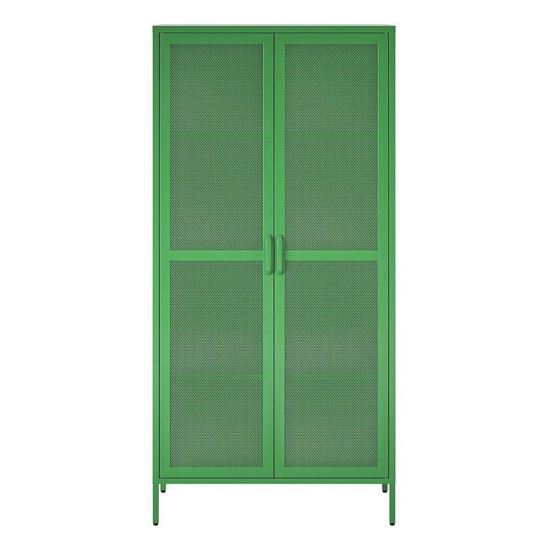 Channing Tall 2 Door Storage Cabinet Mesh Metal Locker - Novogratz, 1 of 13