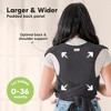 KeaBabies D-Lite Baby Wrap Carrier, Adjustable Baby Carrier, Baby Sling, Newborn, Infant, Toddler 7-44lbs - 2 of 4