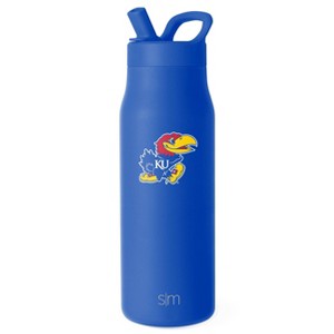 NCAA Kansas Jayhawks Simple Modern Mesa Stainless Water Bottle - 34oz - 1 of 3