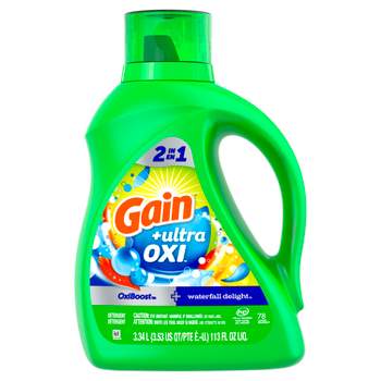 Gain Liquid Oxi Waterfall Laundry Detergent - 113 fl oz