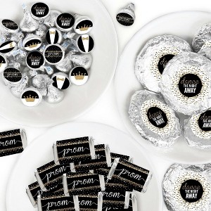 Big Dot of Happiness Prom - Mini Candy Bar Wrappers, Round Candy Stickers and Circle Stickers - Prom Night Party Candy Favor Sticker Kit - 304 Pieces - 1 of 4