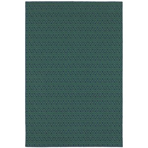Oriental Weavers Meridian 1634Q Navy/ Green Indoor/Outdoor Area Rug - 7'10" x 10'10" - 1 of 3