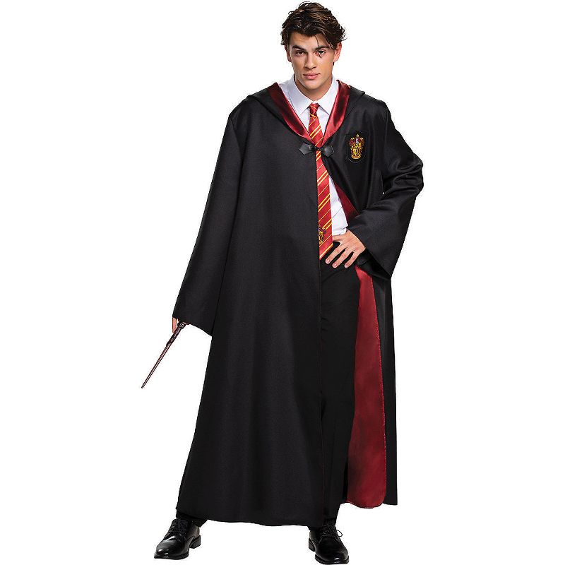 Disguise Adult  Harry Potter Gryffindor House Robe Costume, 3 of 4