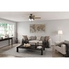 Hunter Fans 52" Amberlin Lighted Ceiling Fan Noble Bronze Finish with Integrated LED and Pull Chain Control - 2 of 4