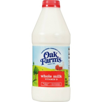 Oak Farms Whole Milk - 1qt : Target