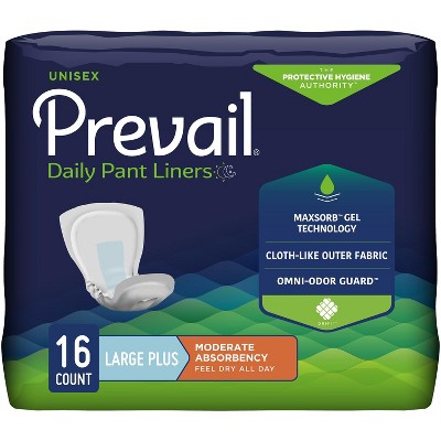 Prevail Daily Incontinence Pant Liners : Target