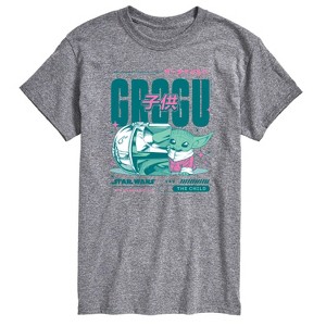 Men's - Star Wars - The Mandalorian Grogu Manga Short Sleeve Graphic T-Shirt - 1 of 4