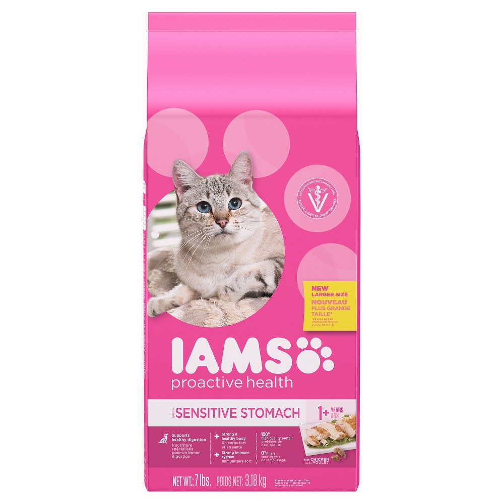 UPC 019014712366 product image for Iams Sensitive Stomach Proactive Health - Dry Cat Food - Chicken - 7lbs | upcitemdb.com