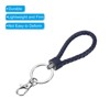 Unique Bargains Plastic Wear-resistant ID Card Wristlet Keychains 2 Pcs - 4 of 4
