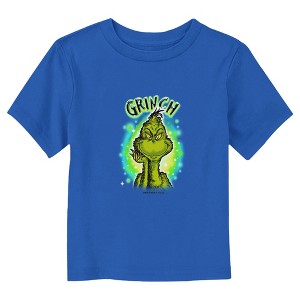 Toddler's Dr. Seuss Airbrushed Grinch Portrait T-Shirt - 1 of 3