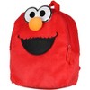 Sesame Street Backpack for Kids Plush Elmo Smile Face 12 inch School Travel Book Bag - 2 of 4