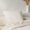 Euro 26''x26'' Heavyweight Linen Blend Stripe Throw Pillow - Casaluna™ - 2 of 4