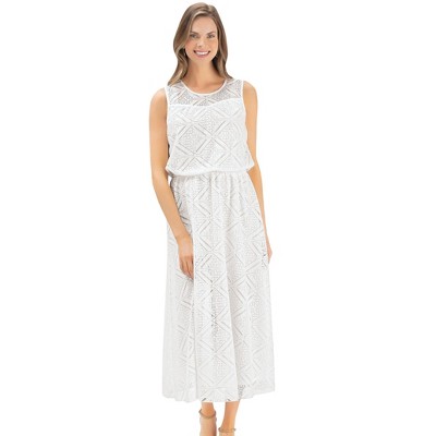 Collections Etc Blouson Lace Dress