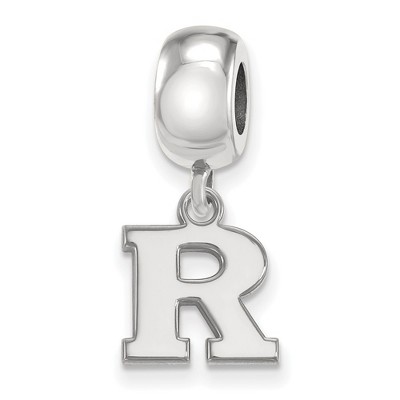 Black Bow Jewelry Sterling Silver Rutgers Scarlet Knights NCAA Bead Charm