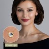 GILDED 1 CTTW Lab-Grown Diamond Bezel Solitaire Pendant in 2.5 Micron Gold Vermeil 14KT Gold-Plated Sterling Silver, 18" Chain - 3 of 4