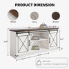 TV Stand for 65 Inch, Entertainment Center Farmhouse TV & Media Furniture - 2 of 4