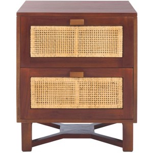 Hedwig 2 Drawer Nightstand - NST4007 - Safavieh - 1 of 4