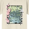 Natural World Cherry Blossoms With Kanji Text Men's Natural T-Shirt - 2 of 3