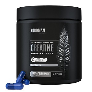 Birdman – Creatine Monohydrate Capsules – 250 Count - 1 of 4