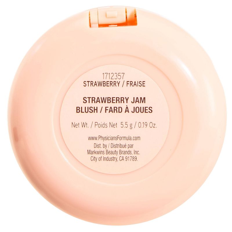 PhysiciansFormula Murumuru Butter Blush - Strawberry Jam - 0.19oz: Hydrating, Bright Tones, Berry Pink Hue, 5 of 15