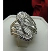 Priscilla Statement Ring Baguette Cubic Zirconia Womens Ginger Lyne Collection - image 4 of 4