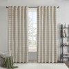 Gracie Mills Brianna Plaid Curtain Panel with Fleece Lining - 3 of 4