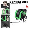 SEVOBAL Pet Strollers Large Folding Bike Trailer for Dogs All-Terrain Pet Carrier for Cycling Jogging Camping, Black, 49.21"*26.77"*36.22" - 4 of 4