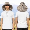 SUN CUBE Wide Brim Sun Hat with Neck Flap, UPF50+ Hiking Safari Fishing Hat for Womens, Sun Protection Beach Hat - 2 of 4