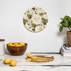 Iveta Abolina Peonies Light Sage Cutting Board - Round - 3 of 3