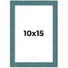 PosterPalooza | Photo Size Simple Blue Picture Frame - UV Acrylic, Foam Board Backing, Hanging Hardware - 2 of 4