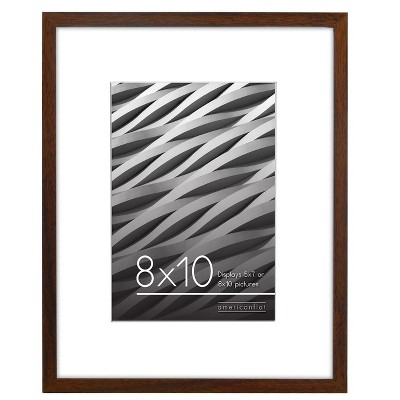 Americanflat Thin Picture Frames with shatter-resistant glass - Horizontal and Vertical Formats for Wall and Tabletop