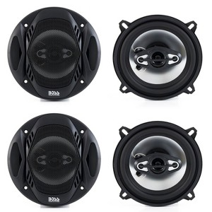 BOSS NX524 5.25" 600W 4-Way Car Audio Coaxial Speakers Stereo Black 4 Ohm - 1 of 4