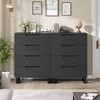 ODK 4 Dresser for Bedroom, 41.7" Tall Dresser, Freestanding Vertical Drawer Cabinet with Storage, Wooden Closet Storage Chest for Living Room - 3 of 4