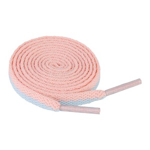 Elerevyo Flat Shoe Laces Color Blocks Athletic Sneakers Shoelaces 2 Pairs - 1 of 4