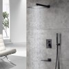 CASAINC 10" Shower System Sets 3 Function with Handheld Spray & Bathtub Spout - 2 of 3