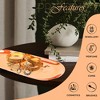 Small Decorative Tray for Bathroom, Vanity, Jewelry, or Entryway – 7" x 3.8" Modern Catch-All Tray for Towels, Candles & Accessories - 3 of 4