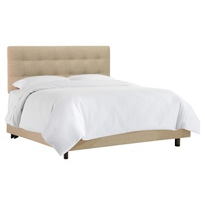 Siegel Twin Pull Tufted Bed - Mumford Burlap - Project 62