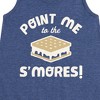 Girls' - Instant Message - Point Me To The Smores Graphic Sleeveless Aline Dress - 2 of 4